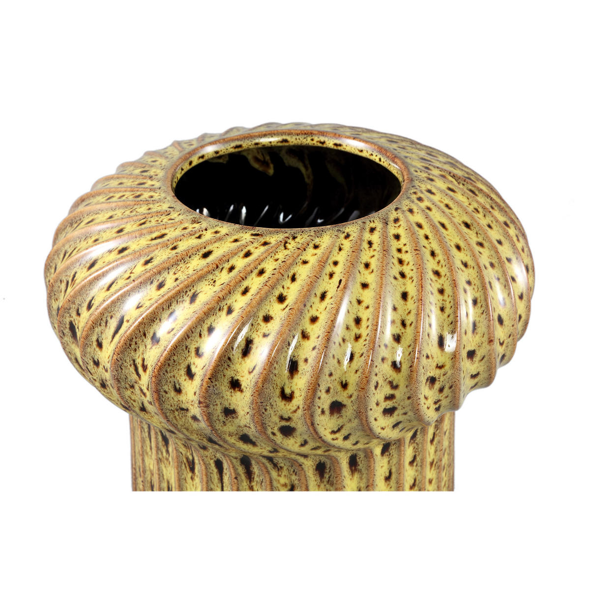 TOPF Sindi Gelb 25/25/30cm - Gelb, Keramik (30cm) - PTMD Collection