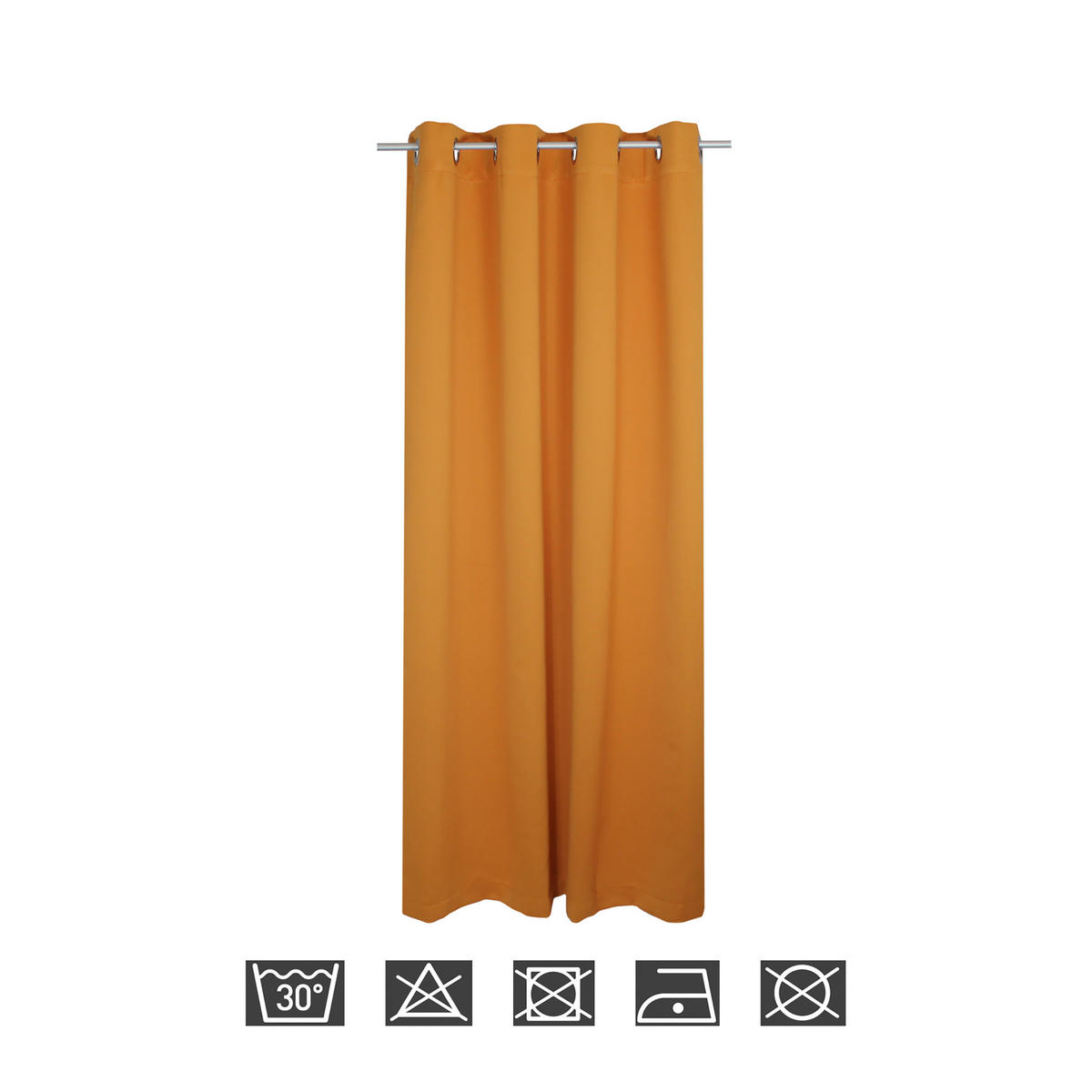 VERDUNKELUNGSVORHANG Ösen 300/245 cm Orange - Orange, Textil (300/245cm) - TiborTex