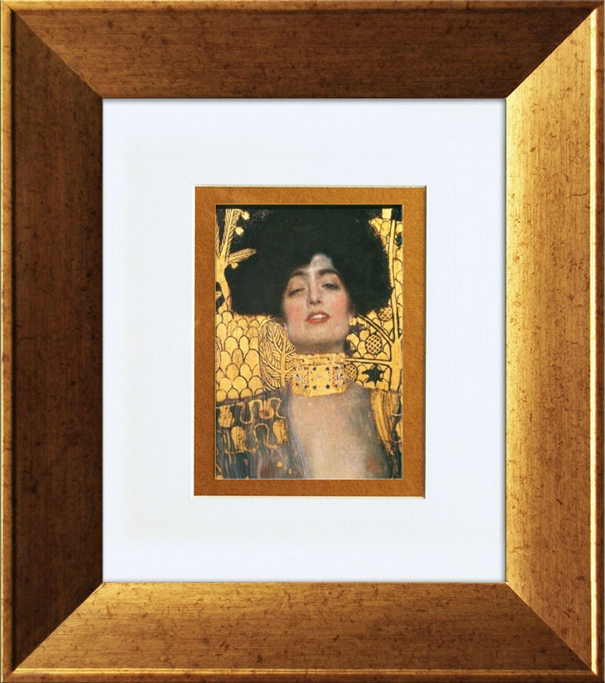 BILD gerahmt 36x41 cm Gustav Klimt „The Judith“ - Braun, Holz (36/41cm) - artissimo
