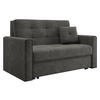 SCHLAFSOFA Viva Lux II - Dunkelgrau, Holz/Textil (133/85/98cm) - MIRJAN24