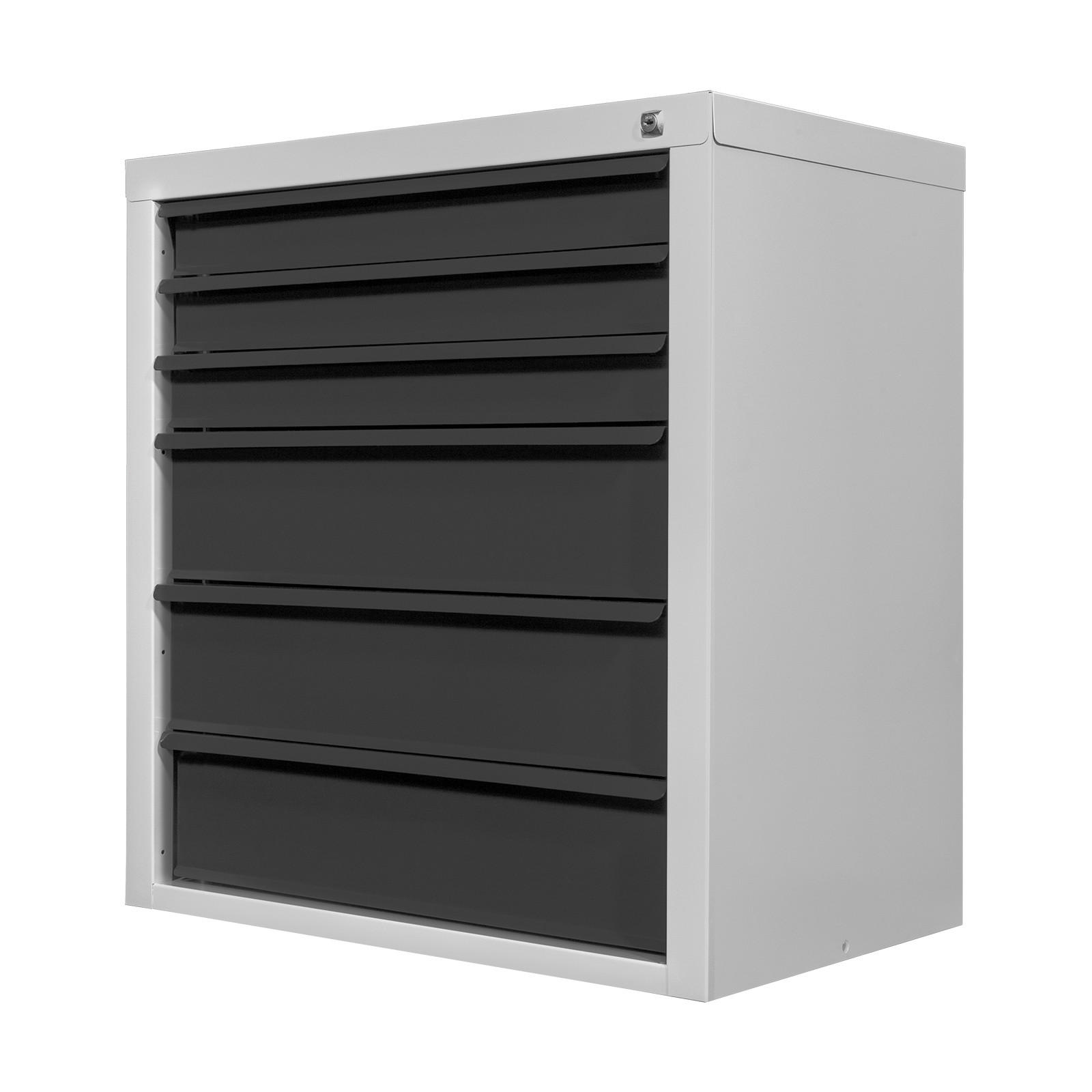 Proregal Schubladenschrank Anthrazit, Grau 70x75x44 cm