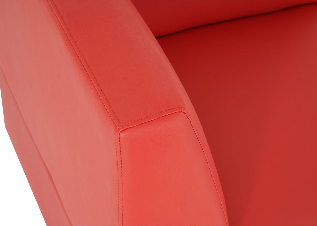 MODULAR 3-SITZER SOFA Rot - Rot, Textil (197/76/72cm) - MCW
