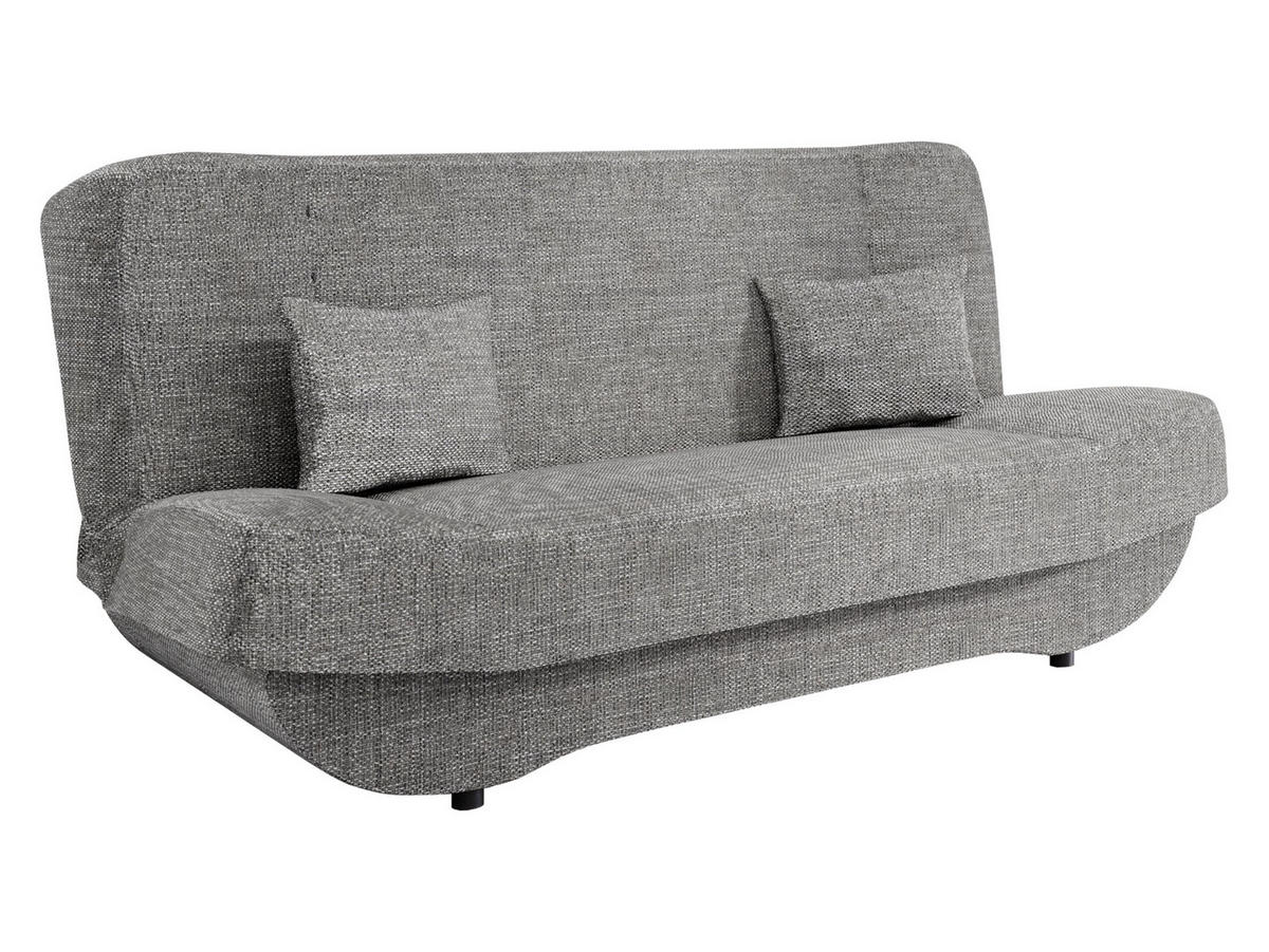 SCHLAFSOFA Pinto - Schwarz/Grau, Holzwerkstoff/Kunststoff (190/94/90cm) - MIRJAN24