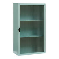 WANDSCHRANK Zundert - Mintgrün, Glas/Metall (35/60/15cm) - [en.casa]