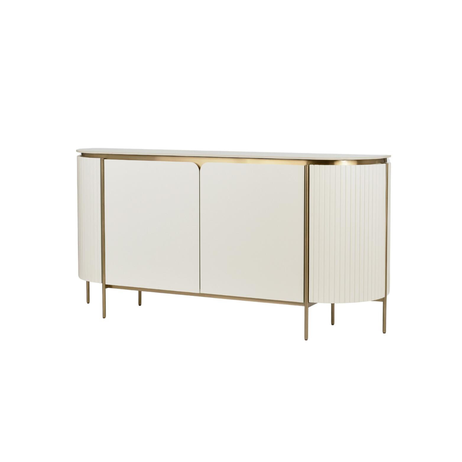 SIDEBOARD STILIG Weiß 180x40x90 cm - Weiß, Holzwerkstoff (180/90/40cm) - FURNLUX