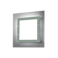 DECKENLEUCHTE - Grün, Glas (55/55/6cm) - Lumicom