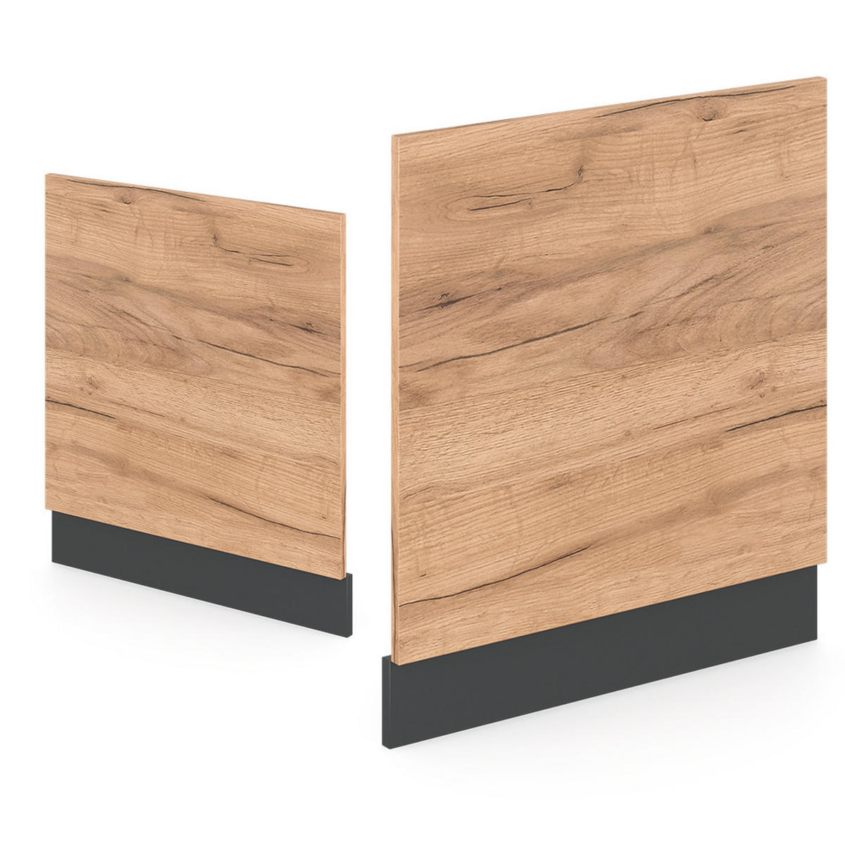 FRONTBLENDE R-Line Goldkraft Eiche 60 cm, AP Anthrazit - Anthrazit/Eiche Wotan, Holzwerkstoff (60/57.2/1.6cm) - Vicco