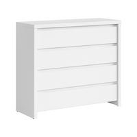 KOMMODE Soren Weiß matt - Weiß, Holzwerkstoff (92/105/40.5cm) - Petits-meubles