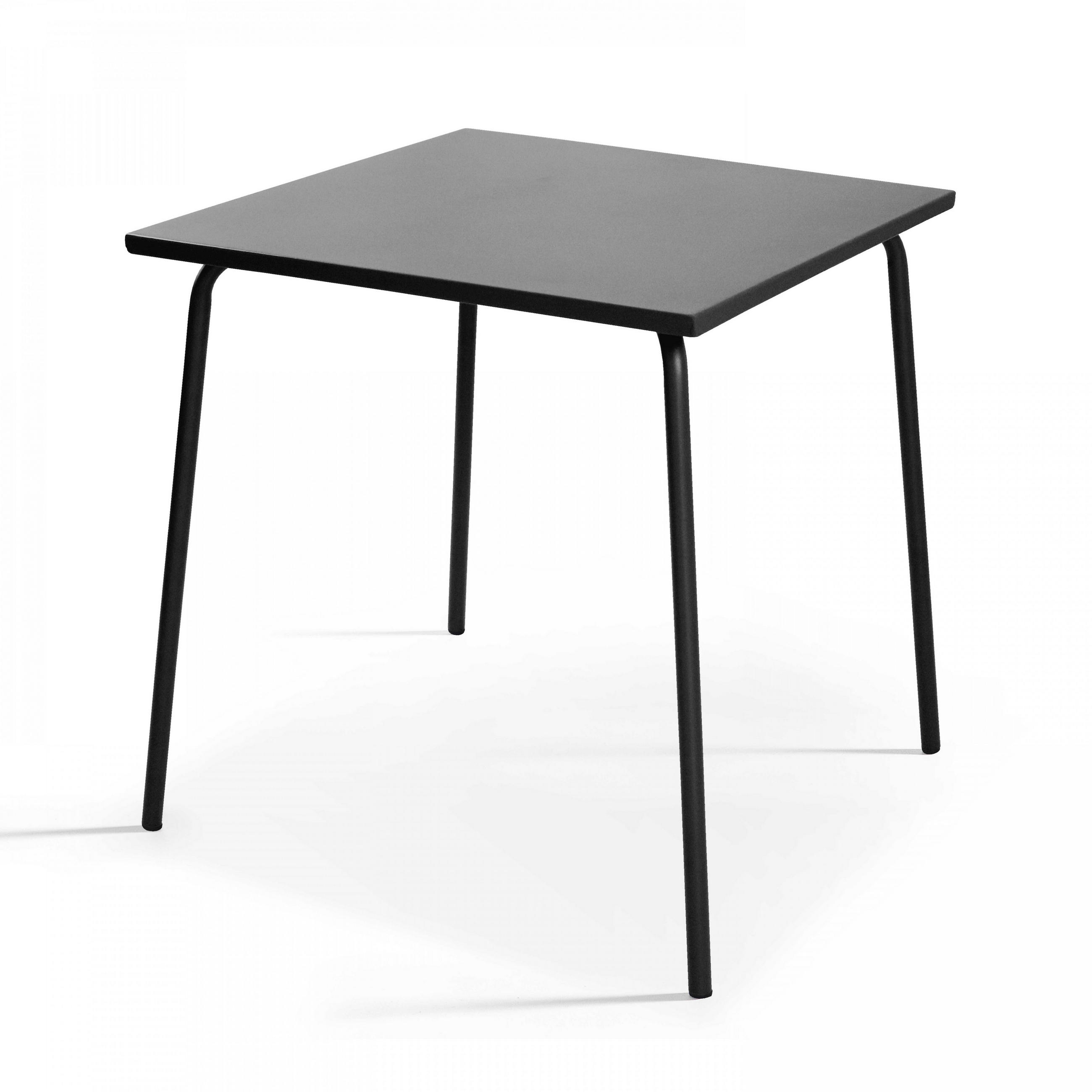 Oviala Gartentisch Grau 70x72x70 cm