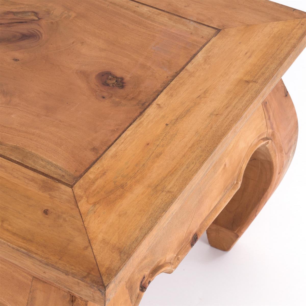 OPIUMTISCH MAHA 50 Mahagoni Massivholz 08 honigfarben gewachst - Honig, Holz (50/50/35cm) - DESIGN DELIGHTS