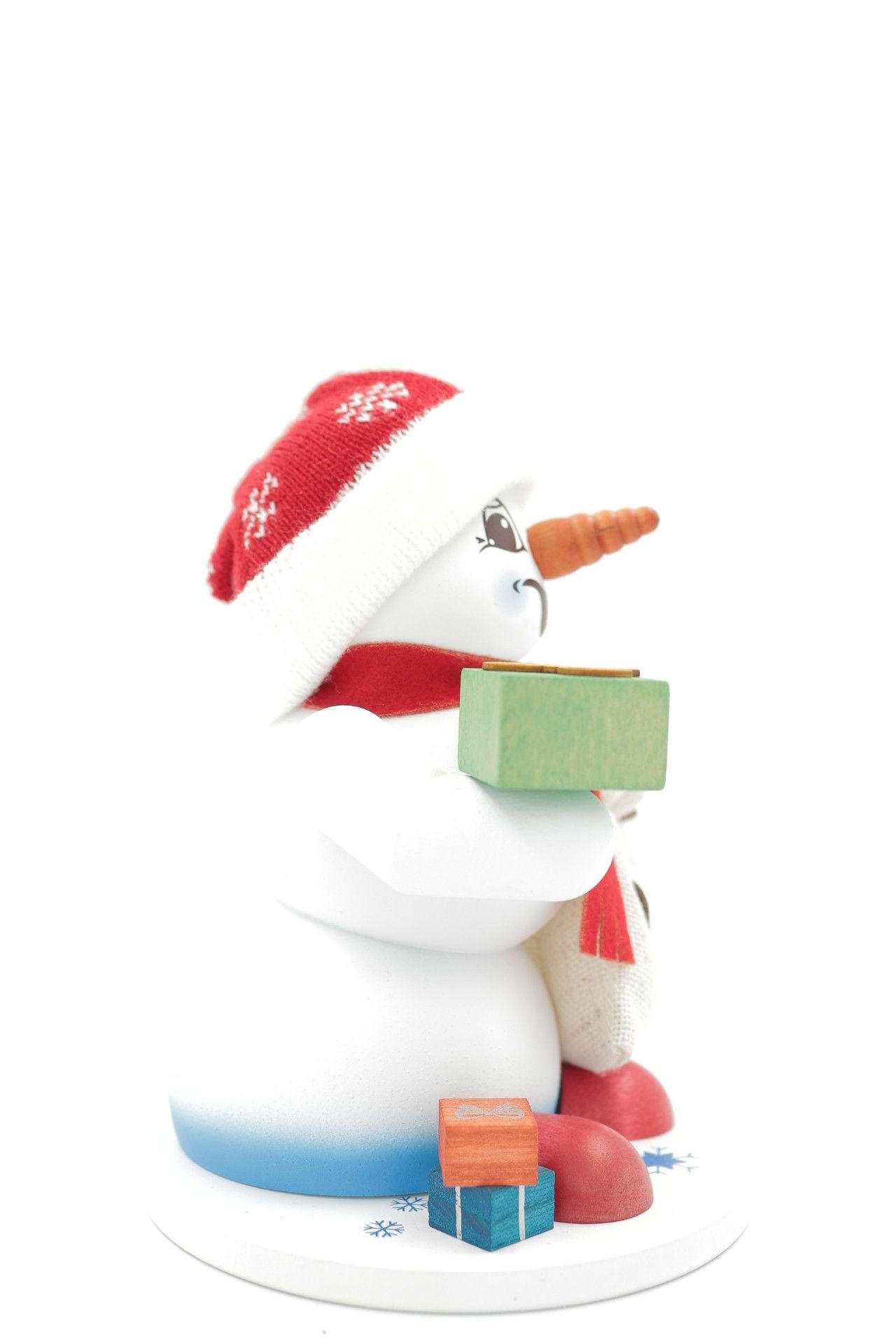 Thumbnail - Rauchfigur, Mehrfarbig, Holz, Rund, 15x19x0.1 cm, Dekoration, Weihnachtsdekoration