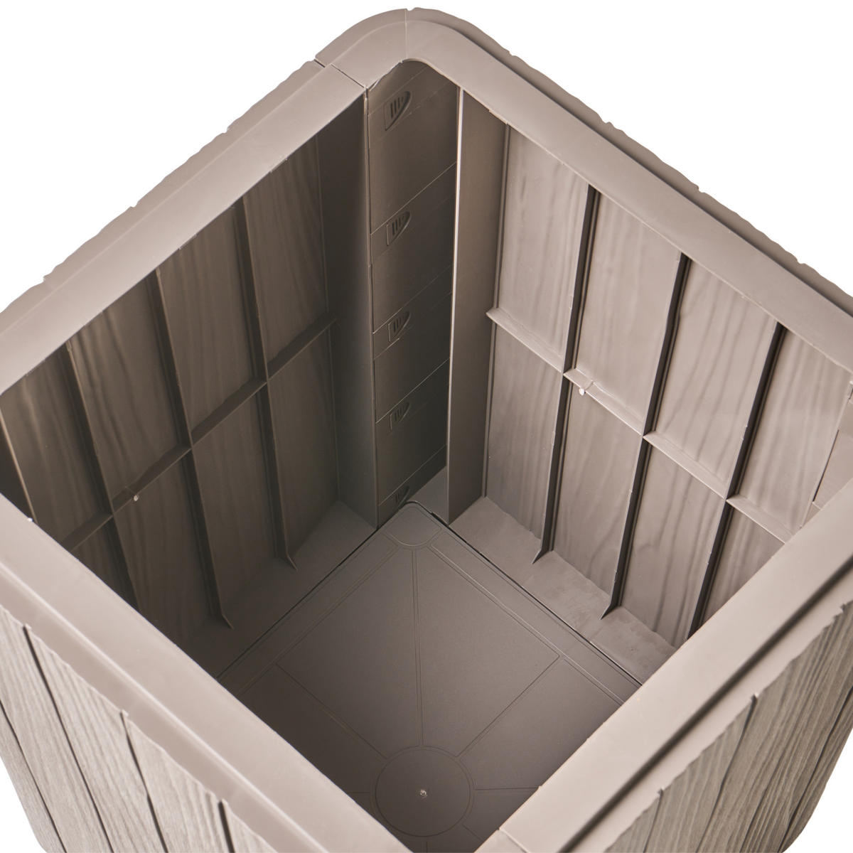AUFBEWAHRUNGSBOX 40/40 cm Taupe - Taupe, Kunststoff (40/42/40cm) - Beliani
