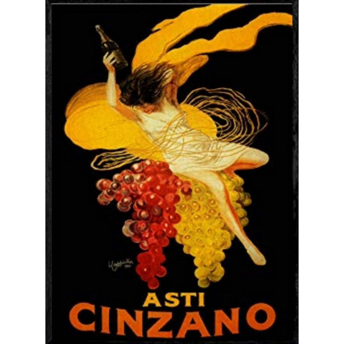 POSTER Cinzano Wermut A3 Rahmenlos - Klar, Papier (29.7/5/42cm) - Nacnic