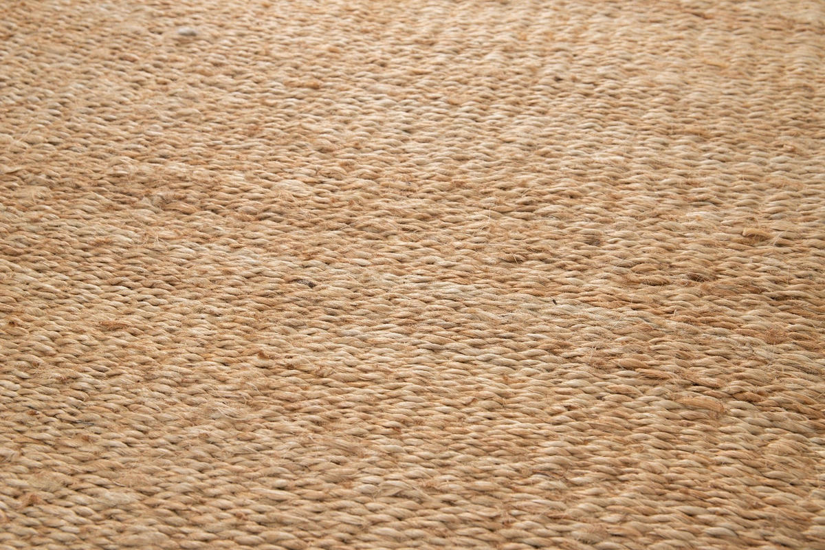 TEPPICH wendbar Jute hochwertig beige - Beige, Naturmaterialien (120/170cm) - AFK Living