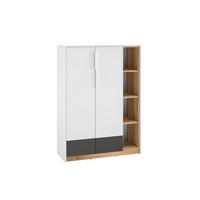 SIDEBOARD TORINO Weiß 101x40x140 cm - Weiß, Holzwerkstoff (101/140/40cm) - FURNLUX