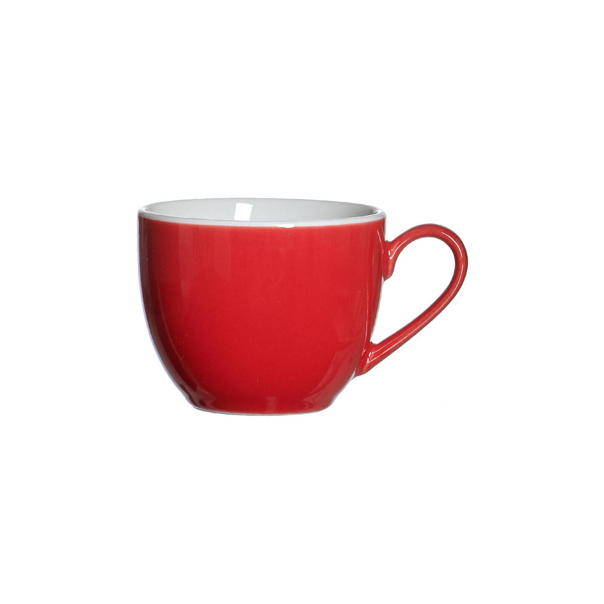 ESPRESSOTASSE MIT UNTERTASSE Doppio Rot 80 ml - Rot, Keramik (12/7/12cm) - Ritzenhoff Breker