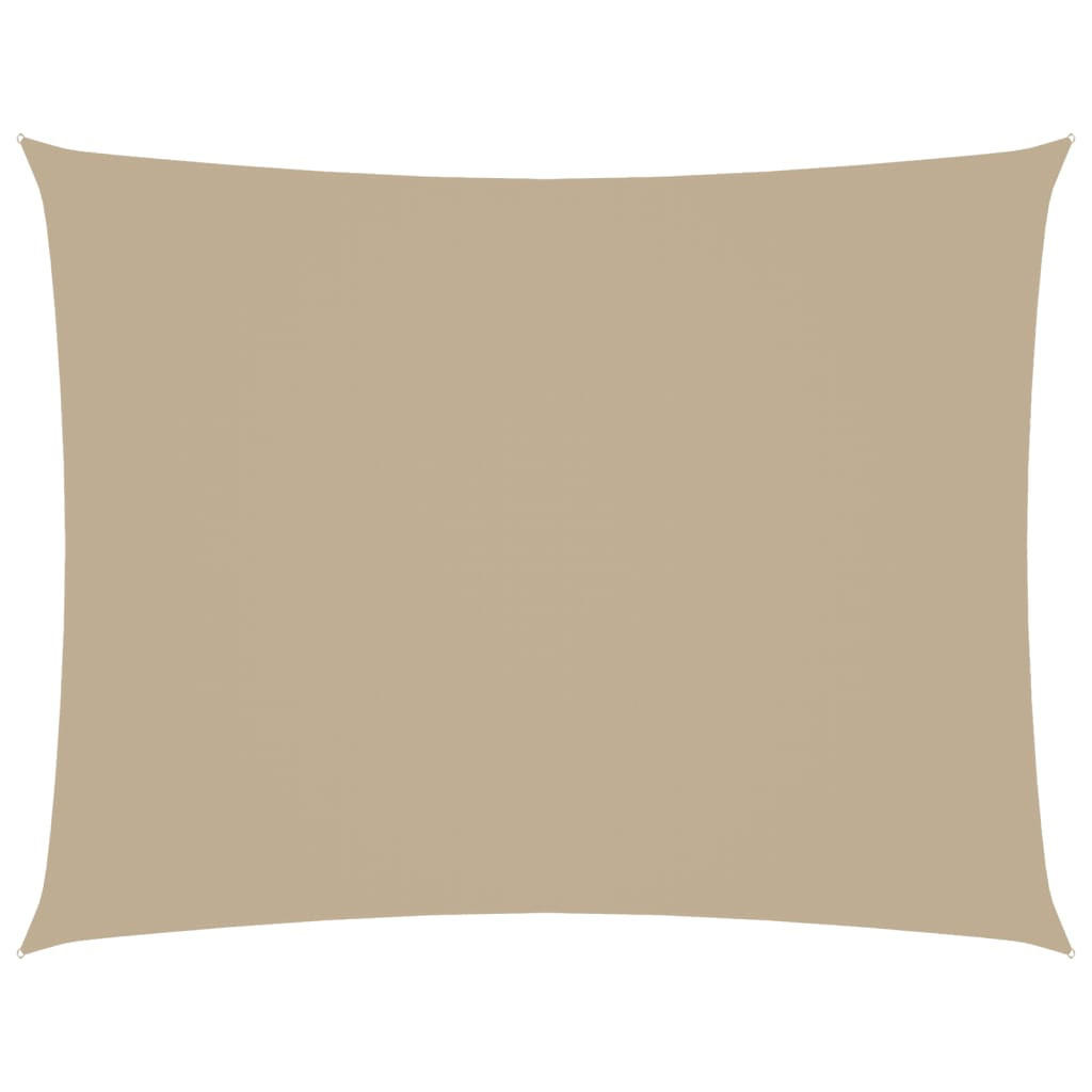 SONNENSEGEL Oxford-Gewebe Rechteckig 3,5x4,5 m Beige - Beige, Textil (450/350cm) - furnicato
