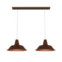 HÄNGELEUCHTE - Dunkelbraun, Metall (35/70/120cm) - Lumicom