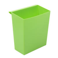 PAPIERKORB Für Viereckigen Kegelförmigen Kunststoff Grün - Grün, Metall (15/26.5/24cm) - PROREGAL