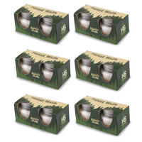 DUFTKERZE Forest Walk 12er-Pack - Weiß, Naturmaterialien (5cm)