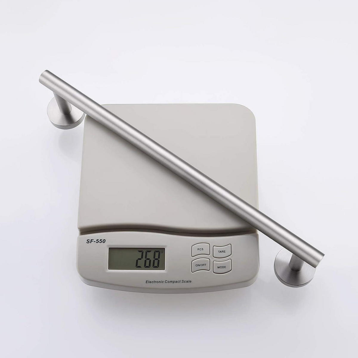 HANDTUCHSTANGE Edelstahl gebürstet 40 cm - Silberfarben, Metall (5.1/40.1/30.6cm)