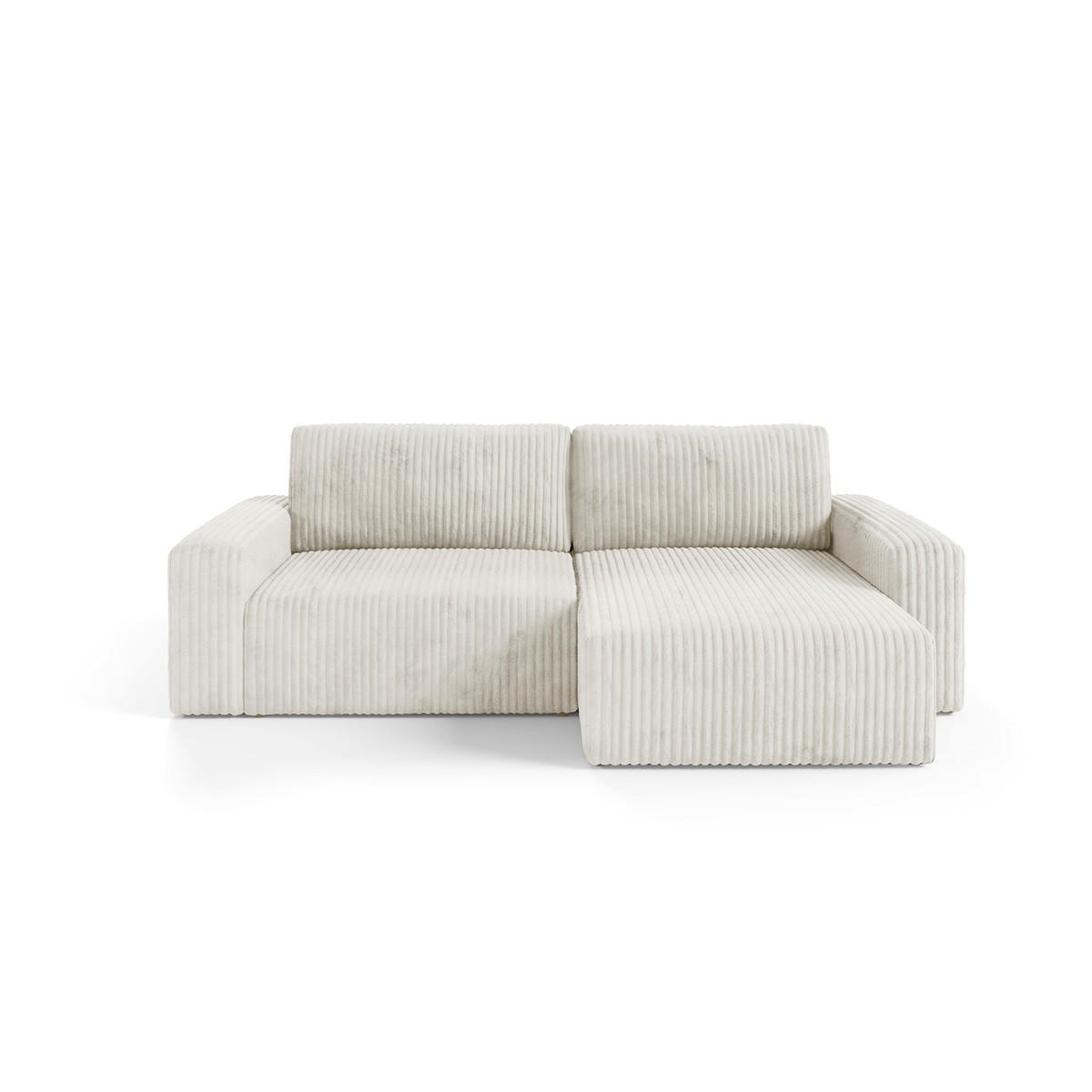ECKSOFA Angela 3 Sitzplätze Weiß - Weiß, Holz (252/149cm) - Petits-meubles