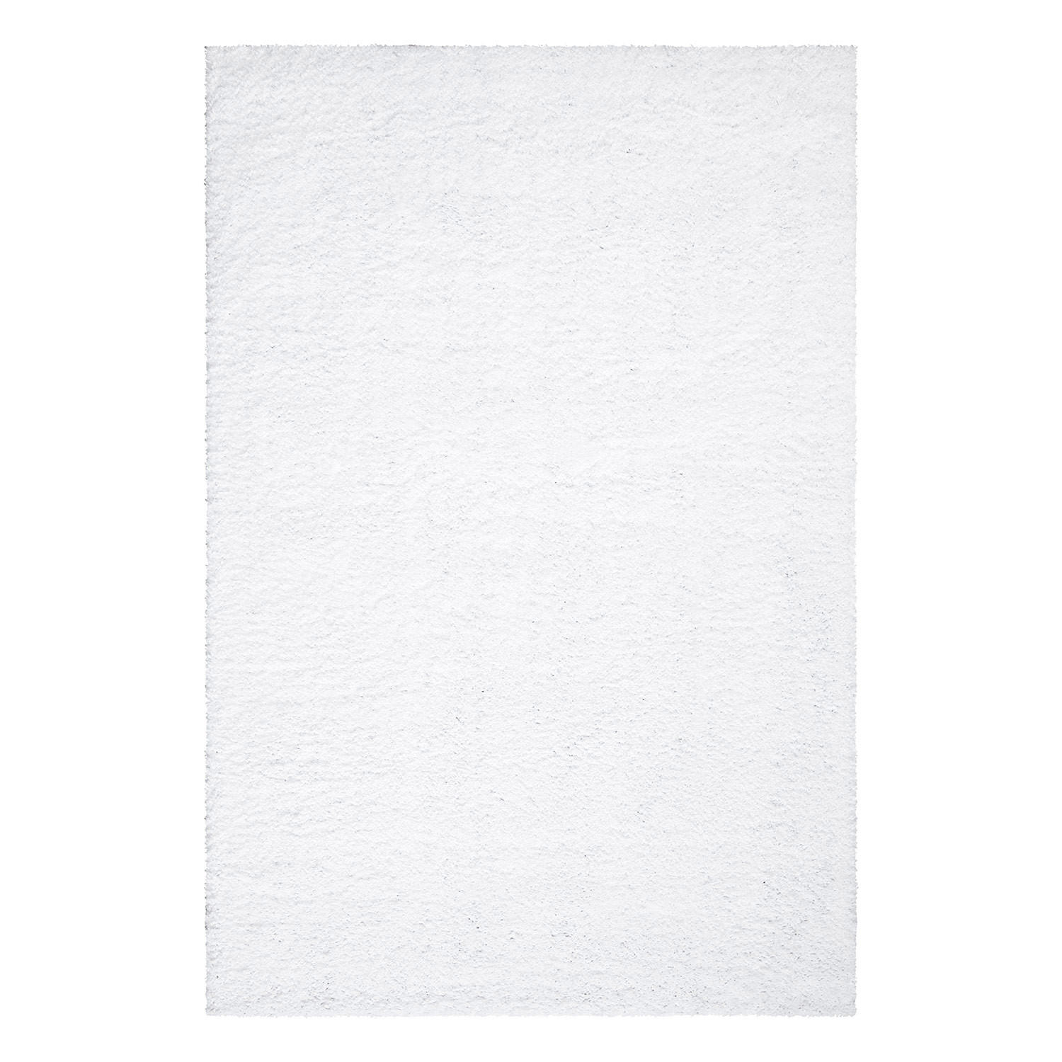 HOCHFLOR-TEPPICH City Shaggy 500 Weiss 100x200 cm - Weiß, Textil (100/200cm) - carpet city