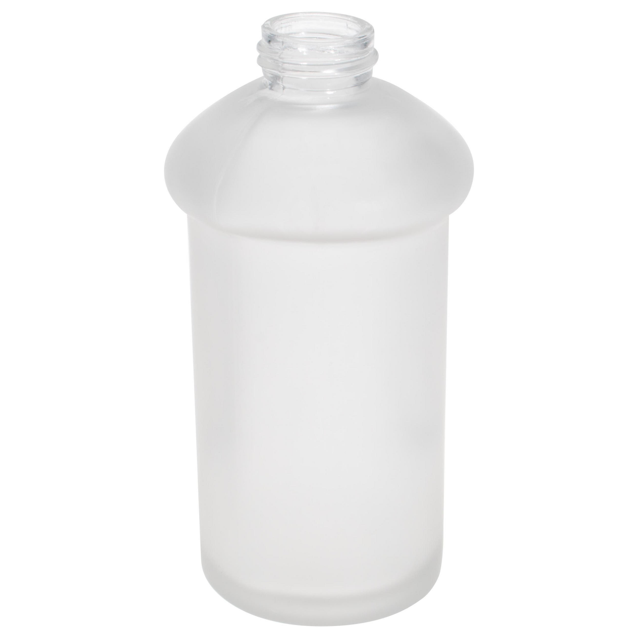 ERSATZSEIFENSPENDERGLAS PIAZZA & LUCENTE, satiniertes Glas - Weiß, Glas (7/14/7cm) - bremermann