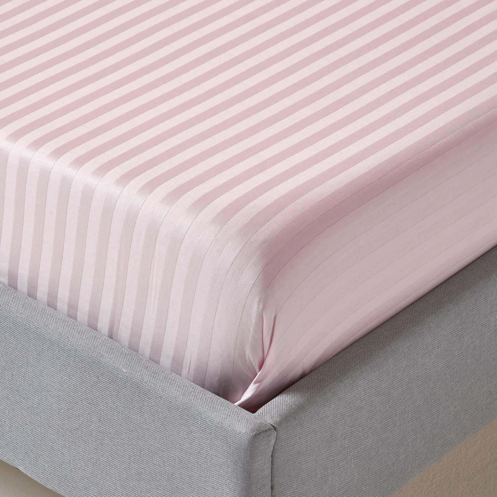 DAMAST-BETTLAKEN ohne Gummizug, 100% Ägyptische Baumwolle - Flieder, Textil (240/275cm) - Homescapes