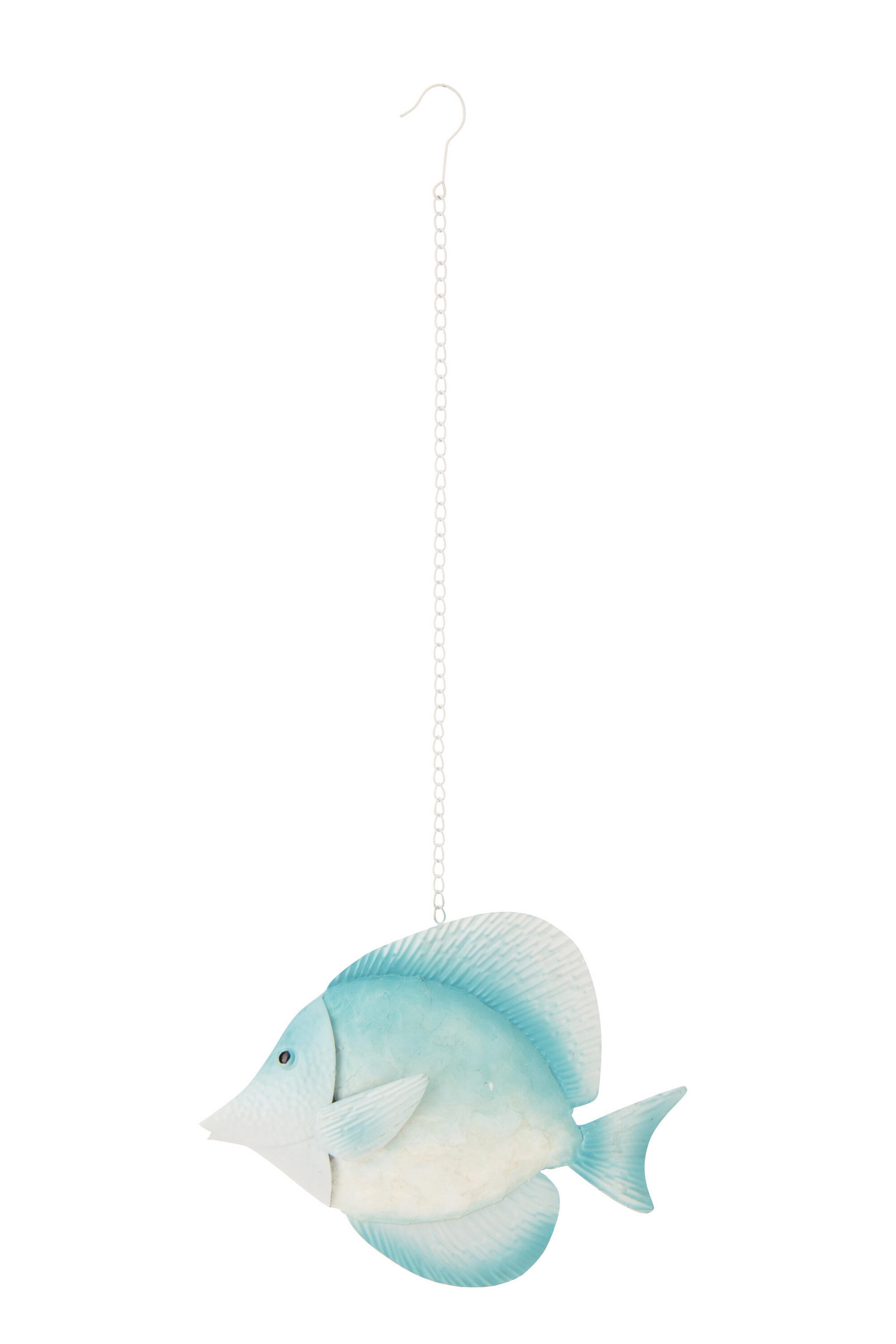 AUFHÄNGER FISCH GROßER - Blau, Metall (7.6/30.5/38.7cm) - J-Line