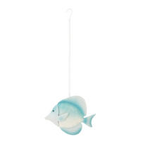 AUFHÄNGER FISCH GROßER - Blau, Metall (7.6/30.5/38.7cm) - J-Line