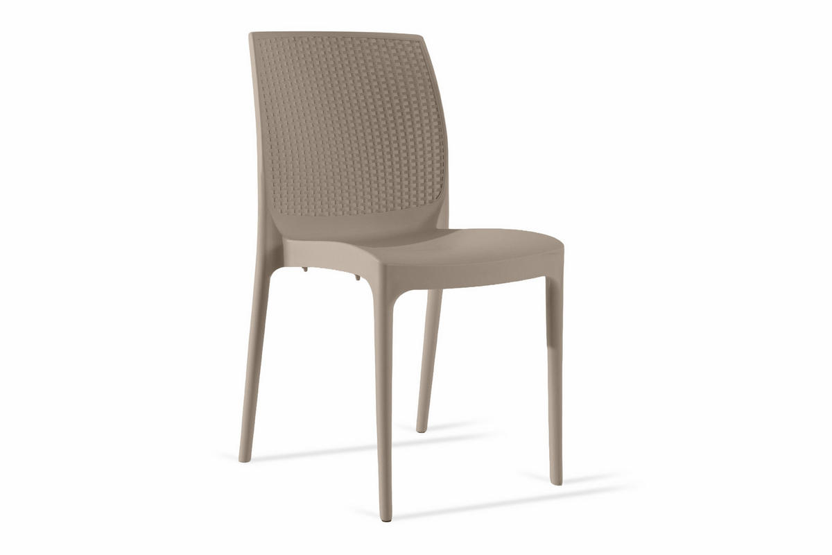 GARTENSTUHL RANTU 2-tlg, Beige - Beige, Kunststoff (45/84/55cm) - KONSIMO®