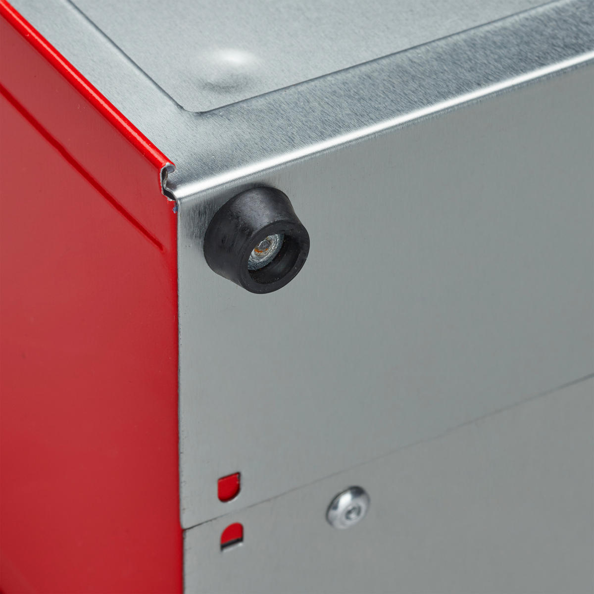 SERVIETTENSPENDER - Rot, Metall (9.5/15/11cm) - Relaxdays