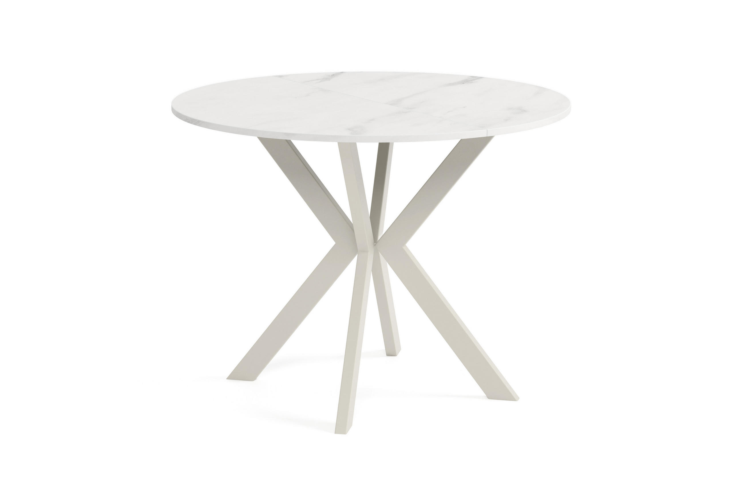 ESSTISCH EVO - Kaschmir/Multicolor, Holzwerkstoff/Metall (100/100/76cm) - Meblini