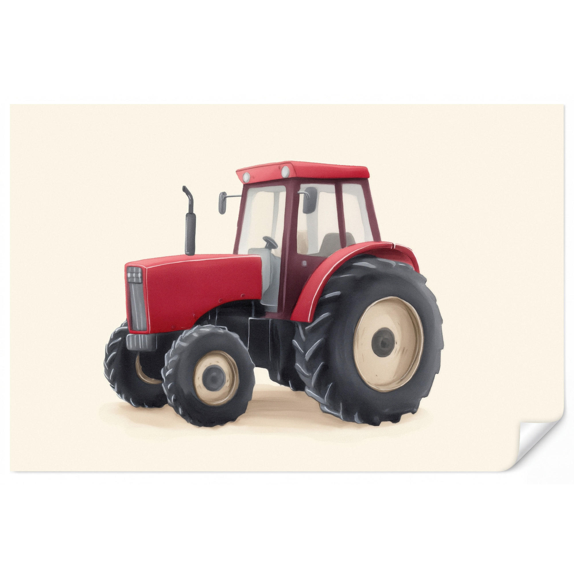 OnlyWow Kindertapete Rot 400x280 cm