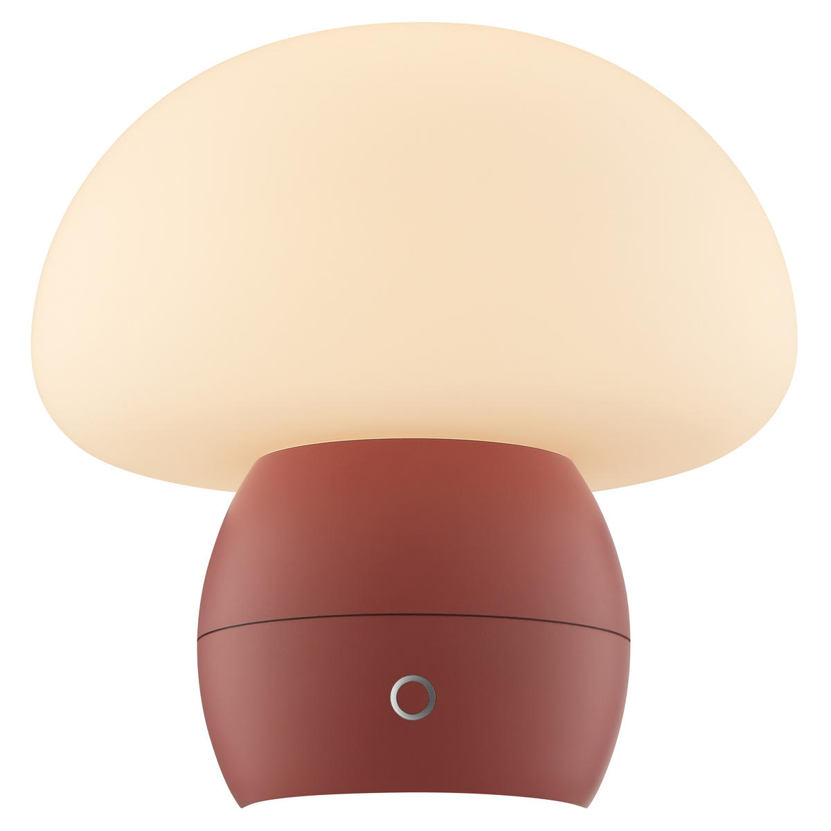 TISCHLEUCHTE Dupos Rot 22/22/22,2 cm - Rot, Kunststoff (22/22/22.2cm) - Brilliant