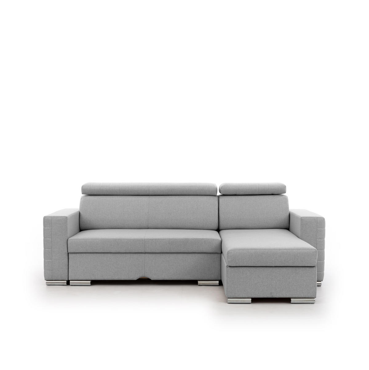 ECKSOFA Canton In Liverpool - Grau, Holzwerkstoff/Textil (260/173cm) - Fun Möbel