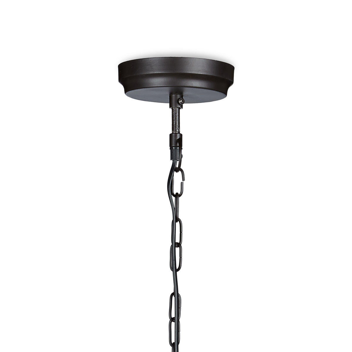 HÄNGELEUCHTE - Dunkelbraun, Metall (40.5/40.5/146cm) - Relaxdays