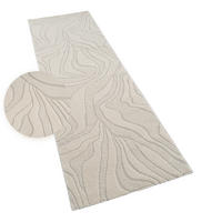 KURZFLORTEPPICH 80/250 cm Aura 702 - Creme, Textil (80/250cm) - Paco Home