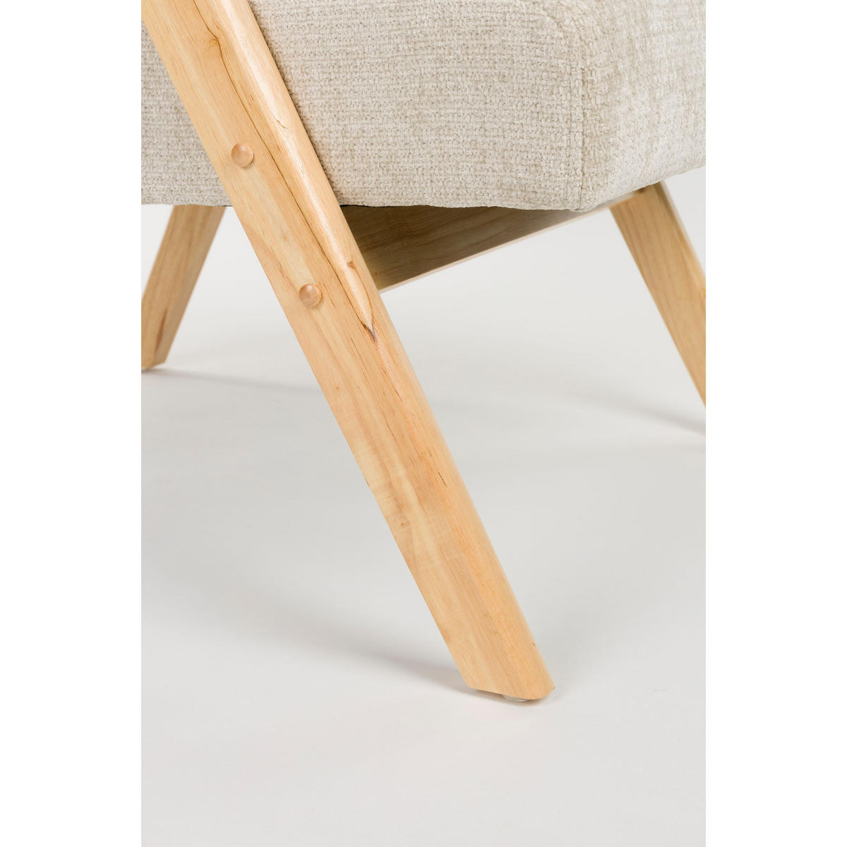 SESSEL Panadero Natural/ Beige - Beige, Textil (61/73/71.5cm) - Housecraft Living