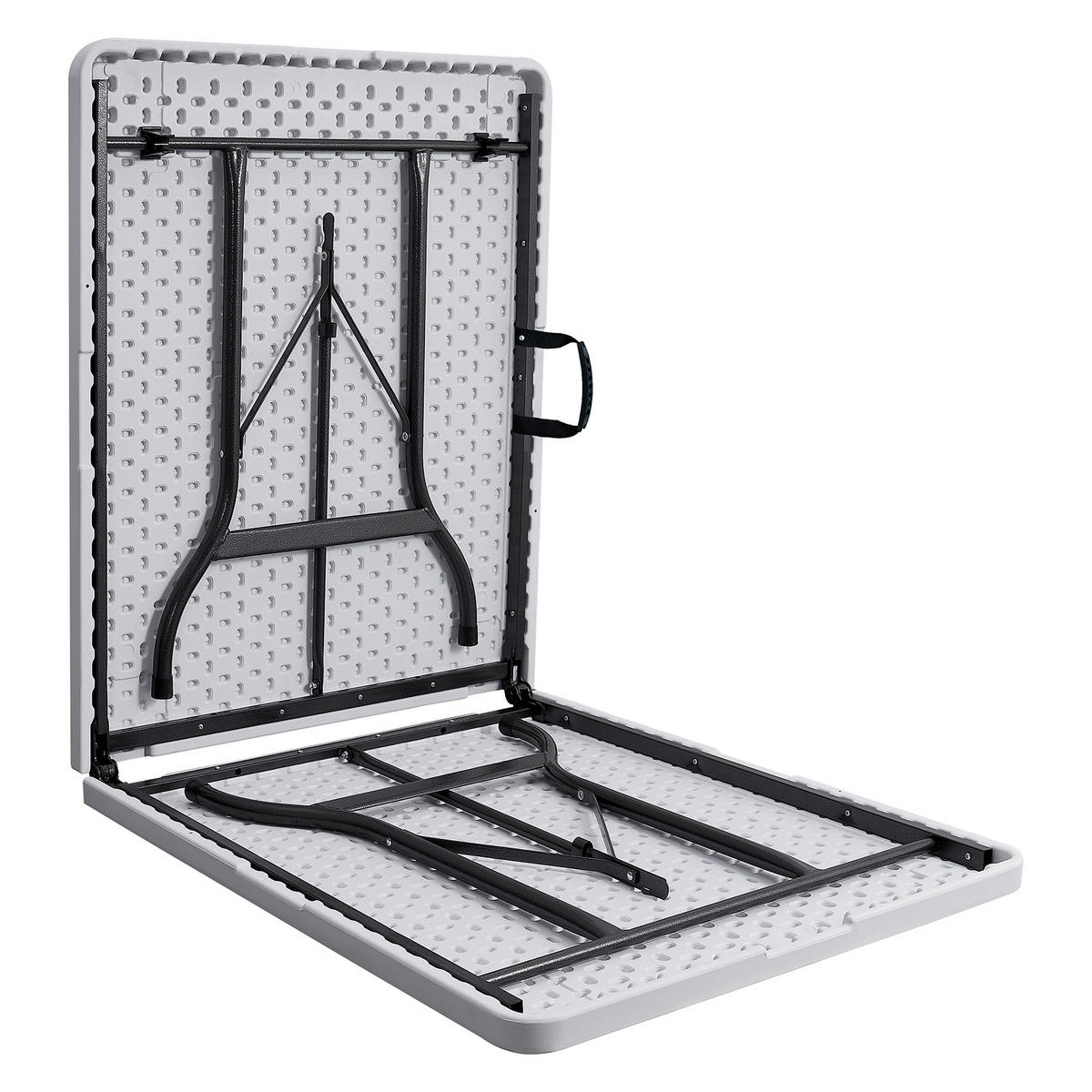 BUFFETTISCH Klapptisch Weiß - Weiß, Kunststoff (180/75/72cm) - HATTORO