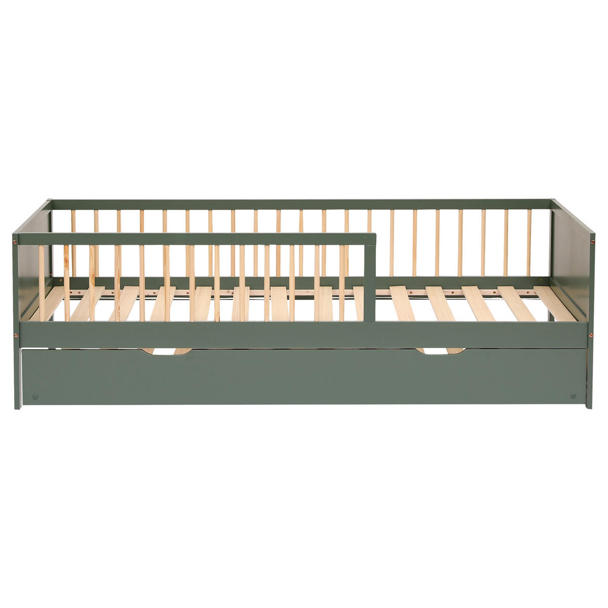 KINDERBETT Adam Grün 190/90 cm - Grün, Holz - Happy Garden