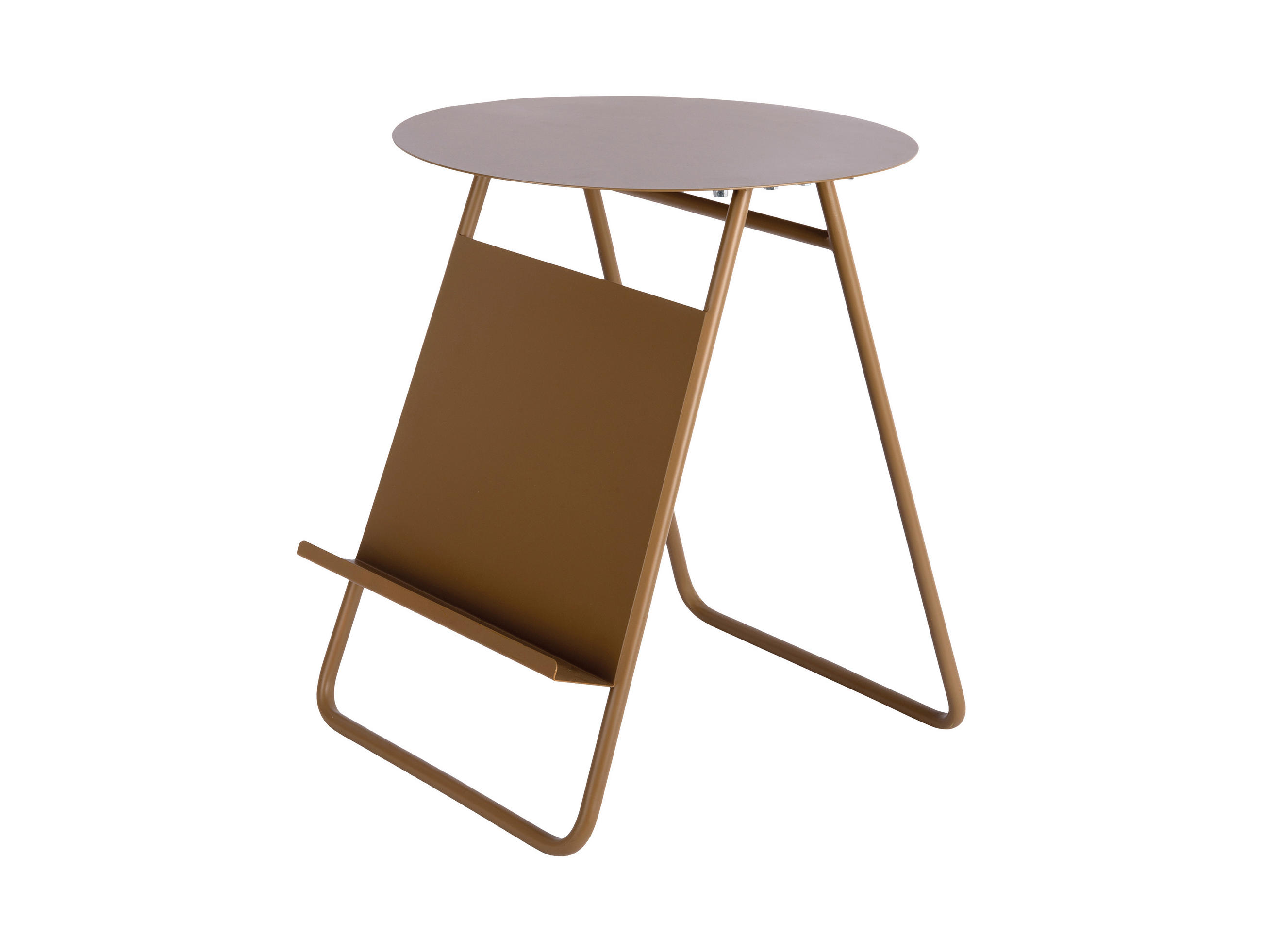 BEISTELLTISCH Esencia - Braun - 40/40/48 cm - Braun, Metall (40/40/48cm) - Leitmotiv