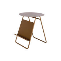 BEISTELLTISCH Esencia - Braun - 40/40/48 cm - Braun, Metall (40/40/48cm) - Leitmotiv