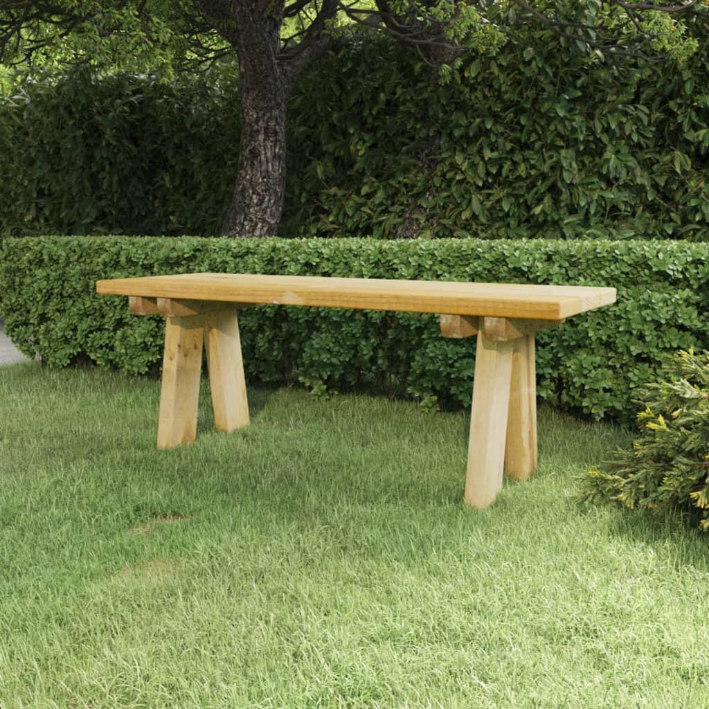 GARTENBANK 110 cm Massivholz Kiefer Imprägniert - Braun, Holz (110/45/38cm) - furnicato