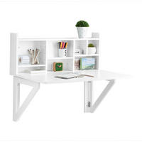 WANDKLAPPTISCH Weiß - Weiß, Holzwerkstoff (90/78/60cm) - SoBuy