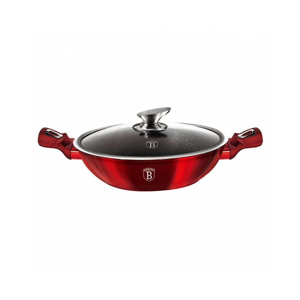 TOPF Rot 30/30/8.8 cm BH7110 - Rot, Metall (30cm) - Berlinger Haus