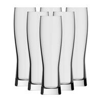 WEIZENBIERGLÄSER Monaco Slim transparent 0,5 l 6er Set - Transparent, Glas (0.5L) - Rastal
