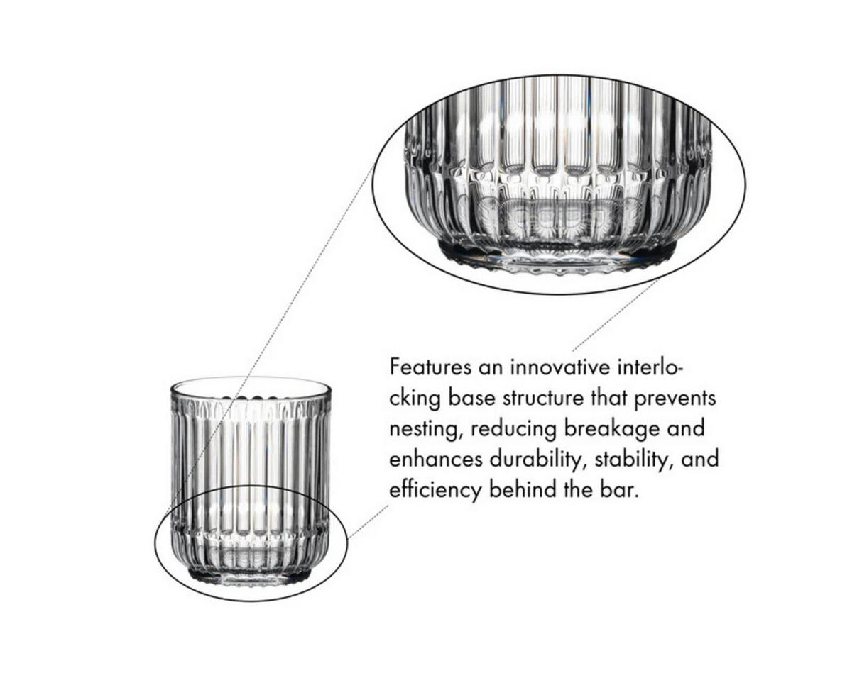 DOUBLE ROCKS GLÄSER Bar Rituals transparent 350 ml 6er Set - Transparent, Glas (0.35L) - Riedel