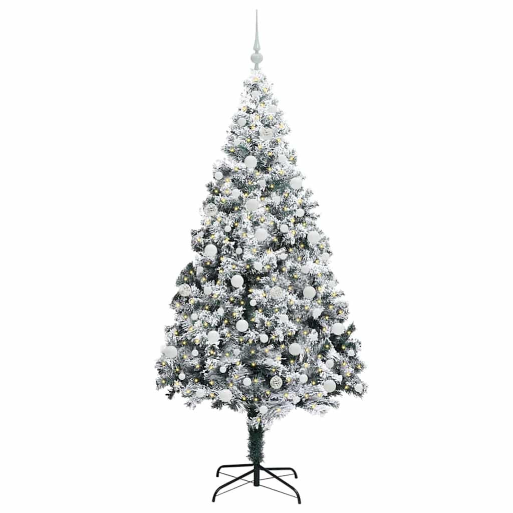 vidaXL Weihnachtsbaum Weiß 210 cm